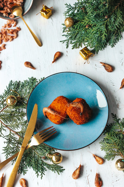 Croquettes crevettes grises 45% fabrication maison 2X70g